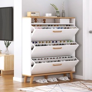 Ready Stock丨Dustproof Shoe Cabinet Ultra-Thin Shoe Rack / Large Capacity Multi-layer Shoe Rack / Storage Almari Kasut