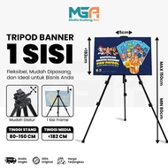 Tripod Stand Frame Banner 1 Side Frame Stand/ Photo Stand/ Standing Frame/