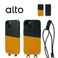 【Alto】 iPhone 14 Anello 掛繩皮革手機殼 (2色)