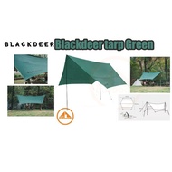 Blackdeer Tarp Canopy Sunshade Green 4.5 x 4.5 Meters