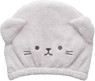 CB Japan Hair Dry Cap, Absorbent and Quick Drying Microfiber, 3 Times More Than Cotton, Color/Cat Ba