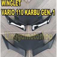 winglet honda vario 110 karbu gen 1 sayap variasi modifikasi tambahan