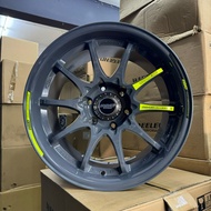 CE28 SL 18X10 ET-6 6X139.7 / 6x114.3 GLOSSY BLACK/NARDO GREY 4X4 SPORT RIM