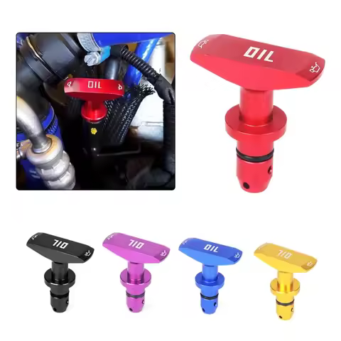 Billet Aluminum Car Oil Dipstick Pull Handle Automobile Replacement Engine Oil Handle for Ford Musta