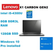 Lenovo Thinkpad X1 Carbon (2nd Gen) Business Ultrabook INTEL CORE i5 4TH GEN/8GB RAM/128GB SSD/WIN 1