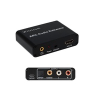 Penyambung Audio HDMI Arc, Penukar/Penyambung ARC ke RCA+Optical+3.5mm+Coaxial, Sesuai untuk Menyamb