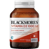 Blackmores Vitamin D3 1000IU Bone Health Immunity แบลคมอร์ส วิตามินดี3 ของแท้ จากออสเตรเลีย
