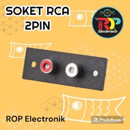 2 Pin RCA Socket 3 Pin RCA Socket/