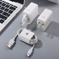 Original Realme 67W USB Charger SuperVooc Fast Charging EU US Power Adapter 6.5A USB C Cable For Rea