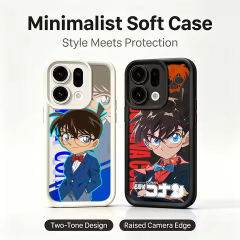 Anime Detective Conan Shockproof Phone Case For OPPO A5 A6 A5X A6X A16 A17 A54 A57 A60 A73 A77 A79 A
