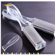 EUCALYTUSSG Foot Sander, Silver Stainless Steel Foot Rasp,  Comfortable Handle Non Slip Foot Scrubbe