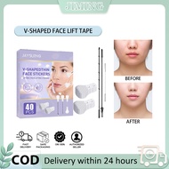 V-shaped Face Lift Tape 40pcs Instant Face Lift Tape Neck Eye Lift V Line Shape Tape Anti Wrinkle
