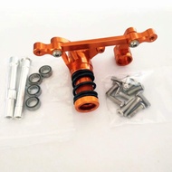 CrazyRacer Aluminium Steering Assembly Servo Saver Orange Fits HPI Savage 4.6 5.9 Flux X XL 85058