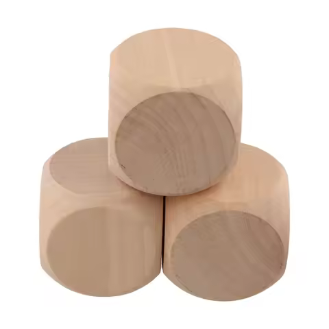 Crafting DIY Craft Blank Wooden Dice Cubes DIY Craft Printing Square Blocks Unfinished Wood Unique G
