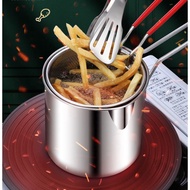 Tall And Mini Stainless Steel Tempura Deep Fryer Oden Cooker Chicken French Fries Pot Oden