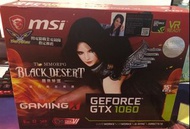微星 MSI GeForce GTX 1060 GAMING VR X 6G 紅龍 有盒 顯示卡