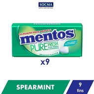 Mentos Pure Fresh Tin - Spearmint [9]