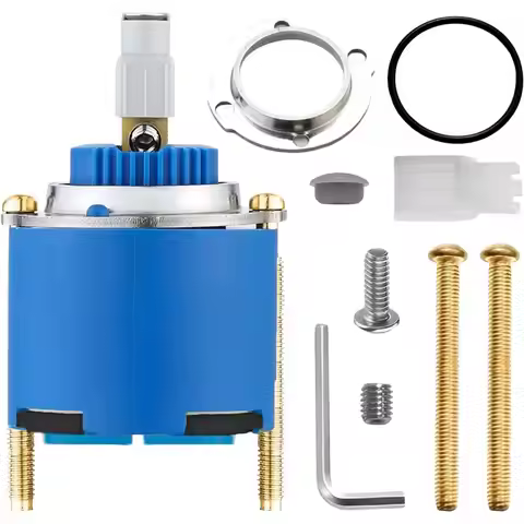 46Mm Faucet Cartridge,Faucet Cartridge Replacement, For Grohe 46048000 Single Handle Faucet And Sink