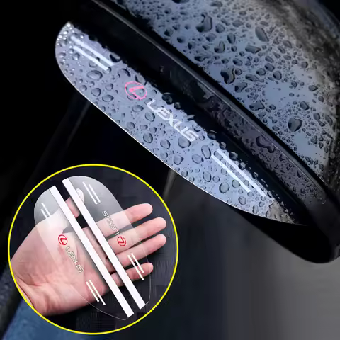 Car Transparent Rear View Side Mirror Rain Board Sticker Accessories For Lexus LS IS350 ES300h ES300