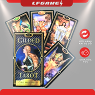 Bộ bài The GILDED TAROT bói bài tarot oracle [MUA 2 BỘ BẤT KÌ TẶNG ĐÁ THANH TẨY]