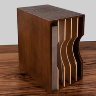 Vinyl Record Rack Classical Nostalgic LP Record Storage Rack Vinyl Disc Storage Box Record Storage S