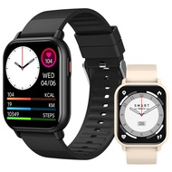 นาฬิกาสุขภาพ New Smart Watch 1.85 Inch HD Screen Sports Fitness Activity HR Blood temperature Smartwatch For Men Women
