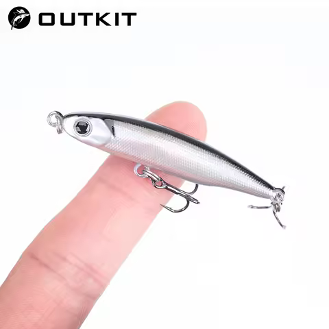 OUTKIT Mini Sinking Pencil 3.2g Fishing Lure Wobblers Crankbait Hard Bait Hardbait Artificial Bait w