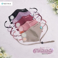 FLORENTINE CLOTH MASK BY NEYNA BEAUTIFUL EARLOOP STOPPER 2 LEYER WASHABLE