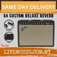 Fender 64 Custom Deluxe Reverb Guitar Combo Tube Amplifier