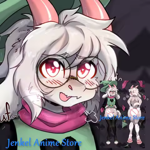 Dakimakura Ralsei Anime Pillowcase Life Size Double Sided Print Body Pillow Cover