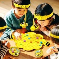 ARI Bee Bean Collection Game Bee Bean Picking Game Magnetic Fishing Game for Kids and Family Fun Edu