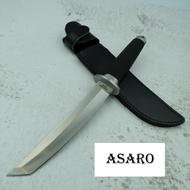 ASARO CS01 Fixed blade knife มีดดาบสั้น มีดซามูไร มีดดาบ มีดพกพา มีดเดินป่า มีดเหน็บ 440C ยาว33cm คม