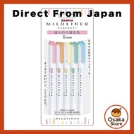 ZEBRA Highlighter Mile Liner, 5 Subtle Fluorescent Colors, WKT7-5C-N (× 2)