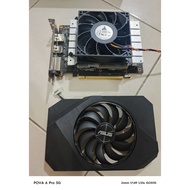 ASUS 1650 4gb graphic card (Single fan) kipas contol rosak saja
