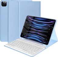 Detachable Bluetooth Keyboard Case for iPad Air 11 inch M2 2024 iPad Air 5th 4th Gen iPad Pro 11 inc
