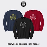 ARSENAL 1886 CIRCLE CREWNECK HOODIE SWEATER FOOTBALL JACKET K02