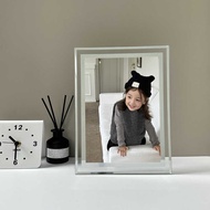 Crystal A4 Glass Photo Frame Swing Table Photo Frame 186cm 260cm 33cm Wedding Photo A5 Ornaments Hom