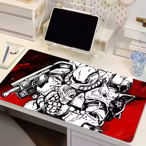 Mouse Pad Mechanical Warrior G-gundam Z-zaku II Anime 90x40cm Computer XXL Mousepad Gaming Tablet Va