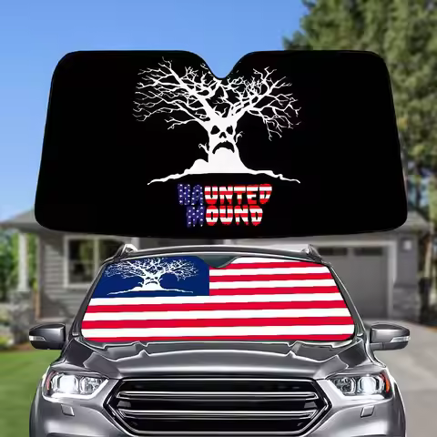 Sematary Haunted Mound Harold Tree Car SunShade Windshield Anti-UV Protection Front Shade Attachment