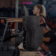 AROMA Water Bottle Sling Bag, Magnetic Large Capacity Gym Bottle Bag, Gym Accessories Organizer Wate