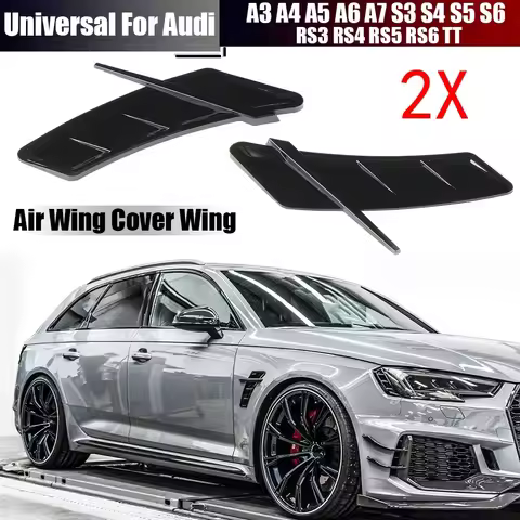 Car Side Fender Air Vents Intake Decoration Trim For Audi A3 8V 8P A4 B8 B9 A5 A6 C6 C7 A7 S3 S4 S5 