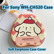 【High quality】 For Sony WH-CH520 Headphone Case Wear-resistant and Dirt-resistant for Sony WH CH520 Headset Earpads Storage Bag Casing Box