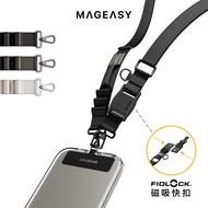 MAGEASY Utility STRAP Fidlock機能快扣掛繩組/ 25mm/ 黑色