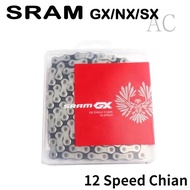 SRAM GX NX SX EAGLE Chain 12 Speed MTB Mountain Bike Chain 126L Links With Power Lock Quick Link