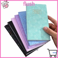 FLUSH A6 Planner Notebook, 2027 Portable 2027 Planner,  Lined Pages Multicolor Weekly Planner Office