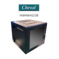 19” Wall Rack (WBP66412/2B) สำหรับติดตั้งงานอิเล็กทรอนิกส์ Rack ขนาด 600W500D12U พร้อม Extension