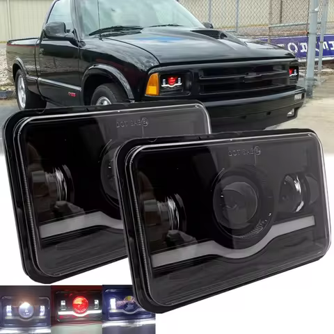 12V 24V 4x6 Inch LED H4 Headlight Led Work Light With DRL H4651 H4652 H4656 For Car Jeep Motorcycle