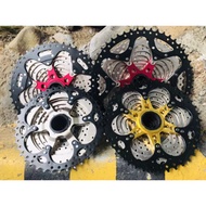 PEDALSPIN ATA Cassette 8/9/10/11/12 Speed Cassette Bicycle Mountain Bike Cassette Freewheel Sprocket