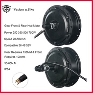 【YF】┇✧  36V 250W 350W 48V 500W 750W Speed Brushless Electirc Hub Motor E-bike Front Rear Drive PASION