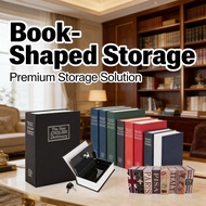 Mini Safe Box Safety Book Password Hidden Size Lock S